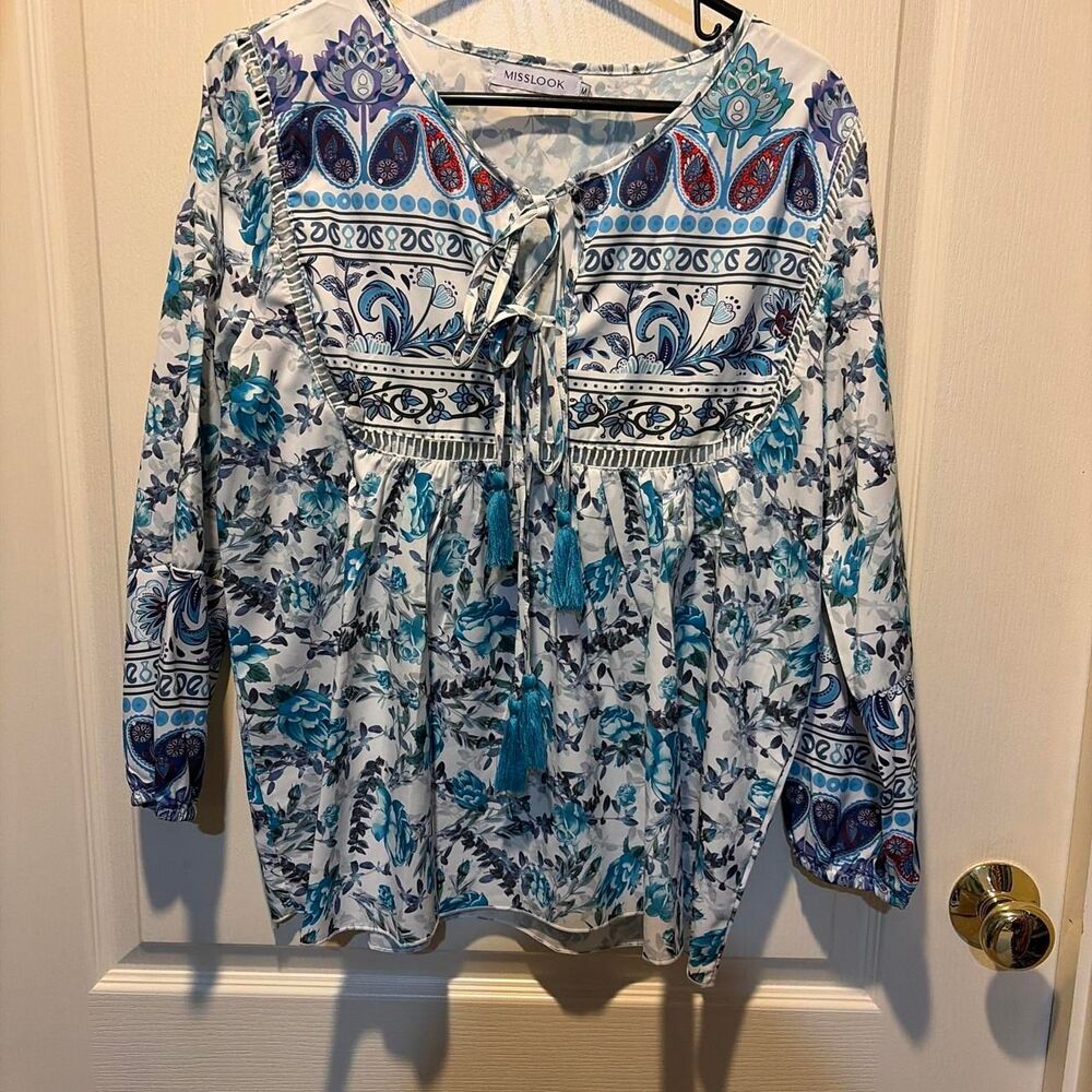 Misslook Women's multi Blouse